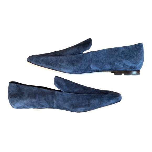 NWOB Vince | Brette Suede Easy Loafers Navy Blue 6.5 - Picture 10 of 11